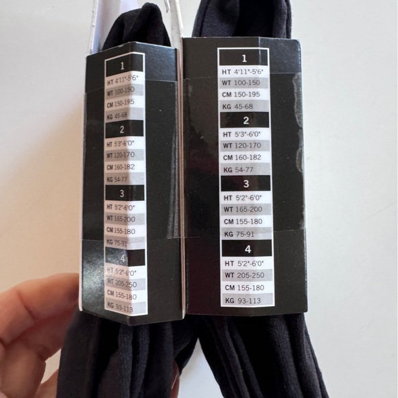 Hue heavy denier control top tights women’s size c - black - Picture 3 of 3